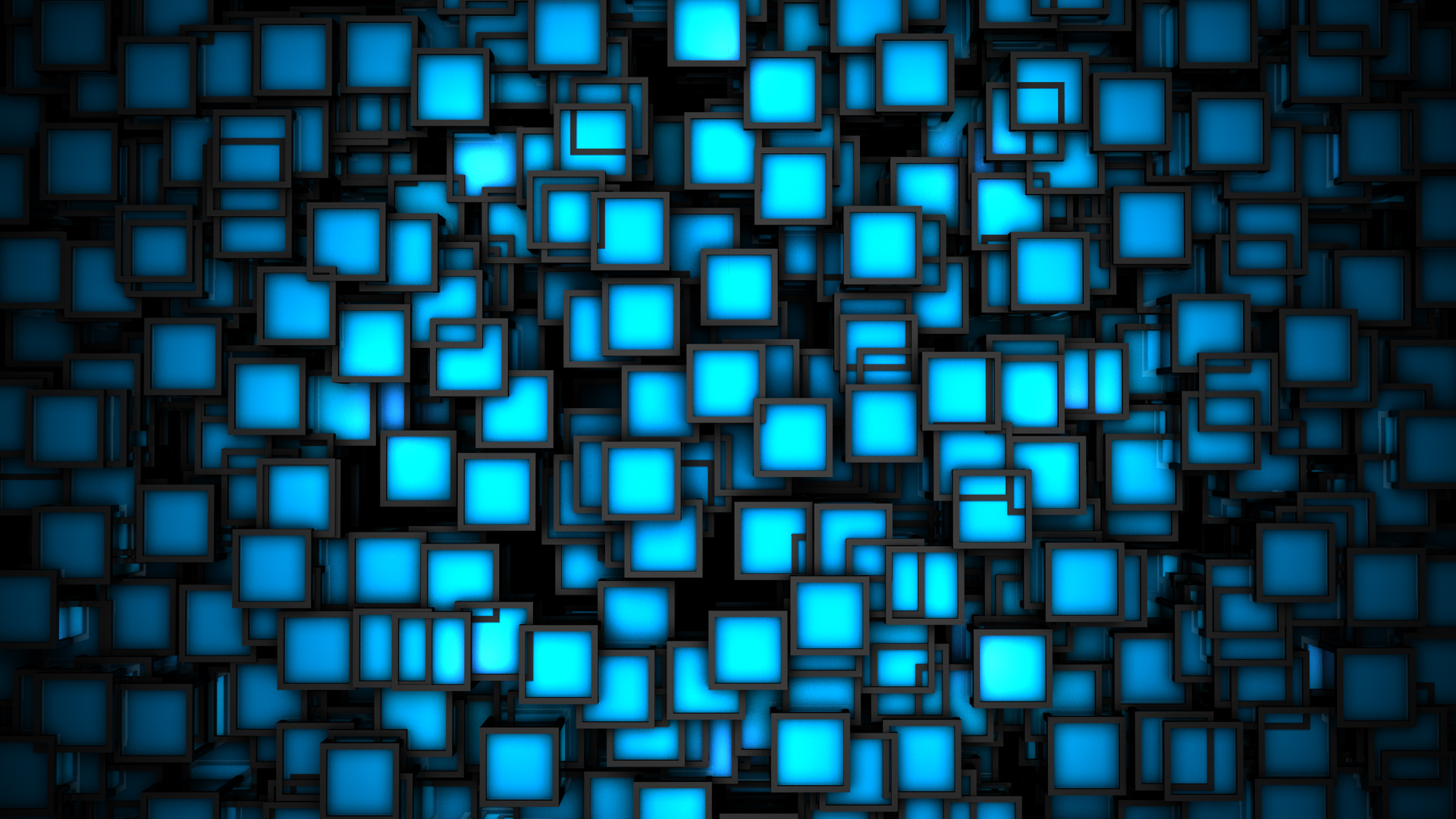 Neon Cubes HD wallpaper « HD Wallpapers