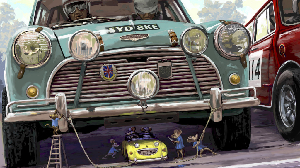 Car Painting HD Wallpaper