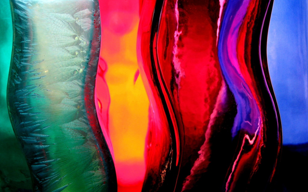 Colored Glass HD Wallpaper