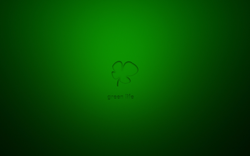 Green Clover HD Wallpaper