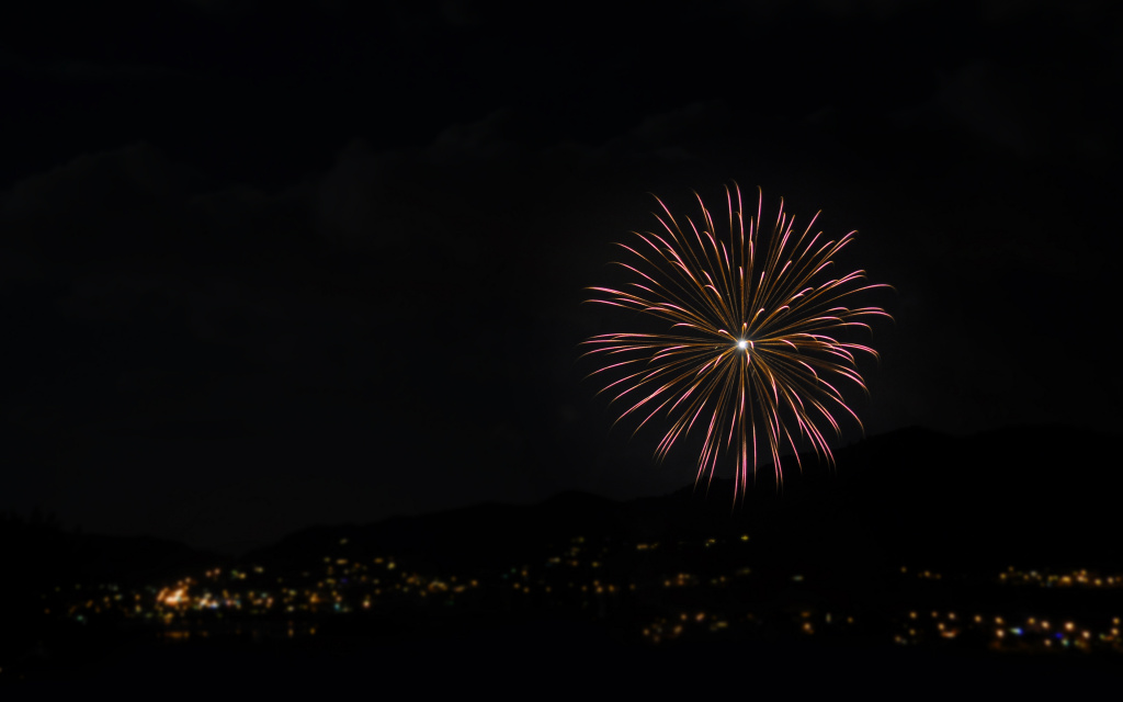 Happy New Year 2012 - Fireworks HD Wallpaper