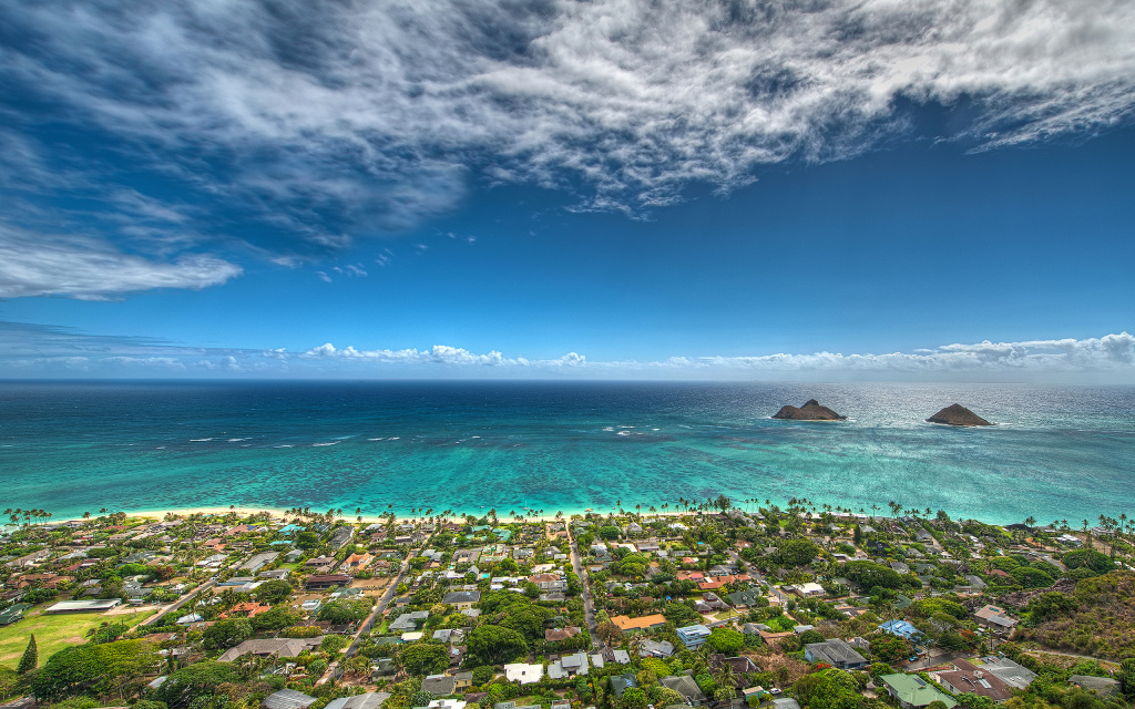 Lanikai Beach, Kailua, HI, US HD Wallpaper