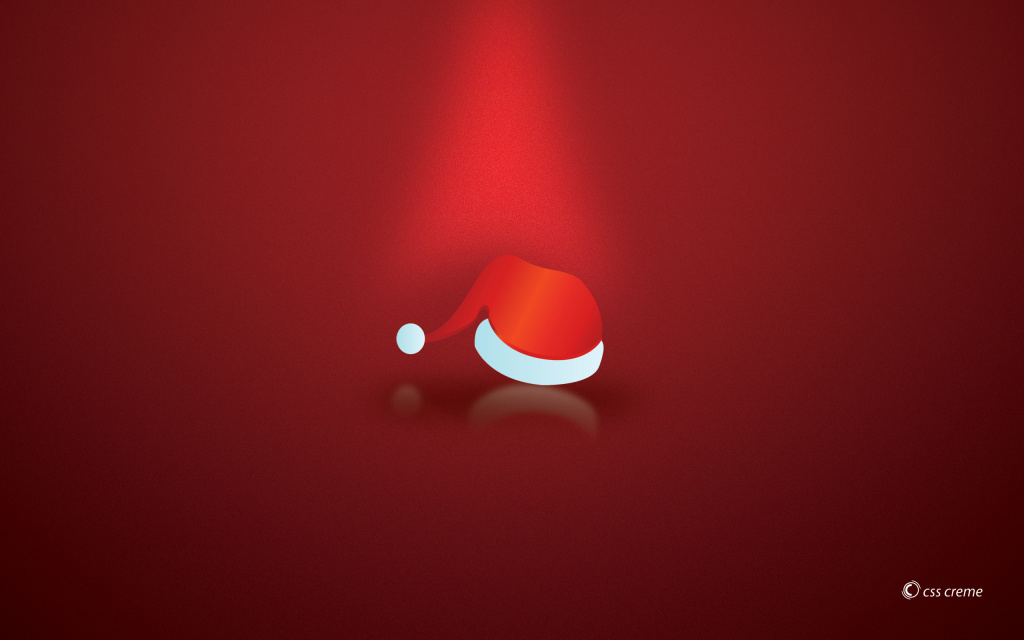 Santa's Hat HD Wallpaper
