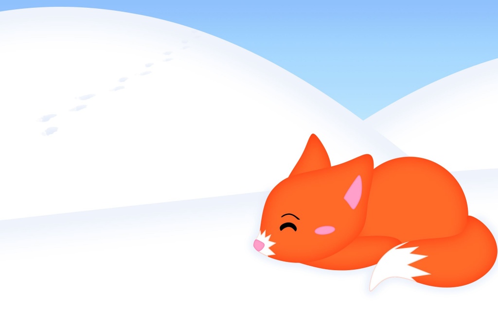 Snow Fox HD Wallpaper