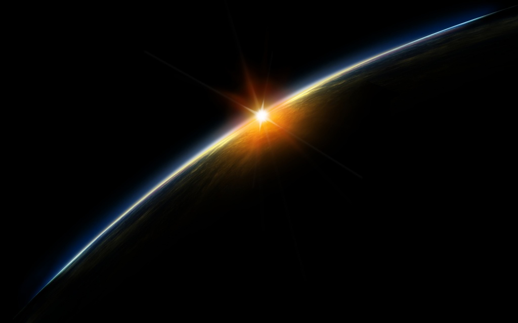 Sunrise From Space HD Wallpaper