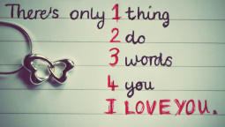 I Love You Written On Paper
